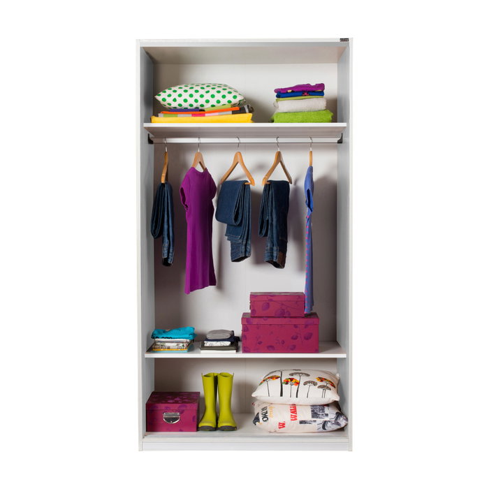 Hanah Home Armario de puertas correderas Blanco